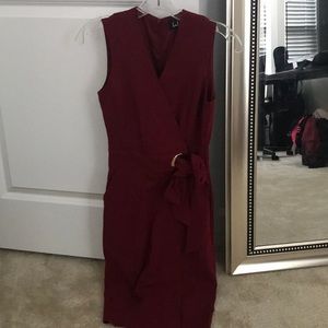 Lulus xs burgundy dress xs